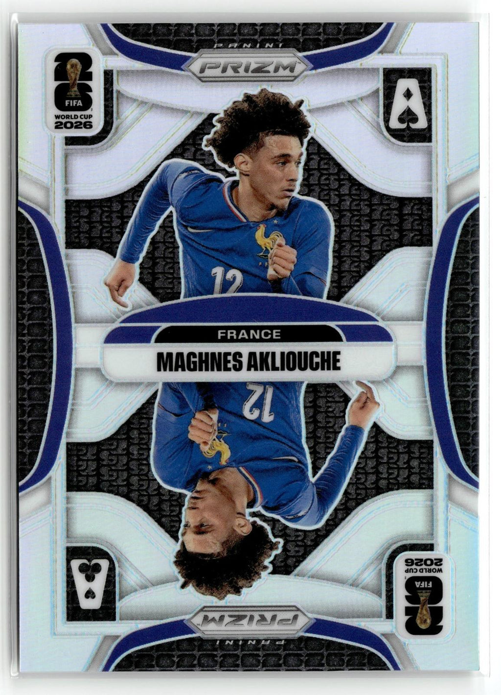 2026 Panini Prizm FIFA World Cup #22 Maghnes Akliouche Aces Silver Prizm