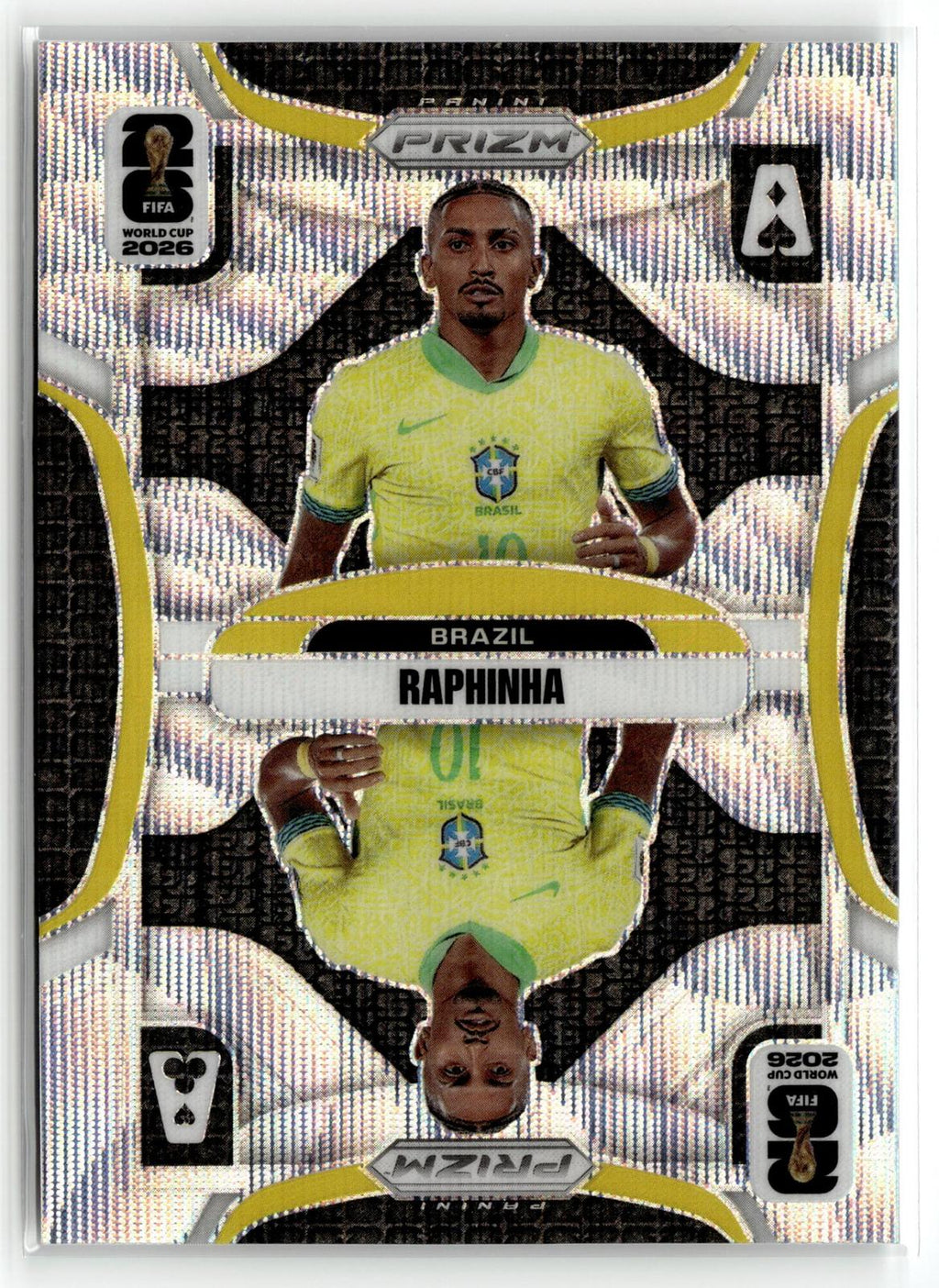 2026 Panini Prizm FIFA World Cup #19 Raphinha Aces Wave Prizm