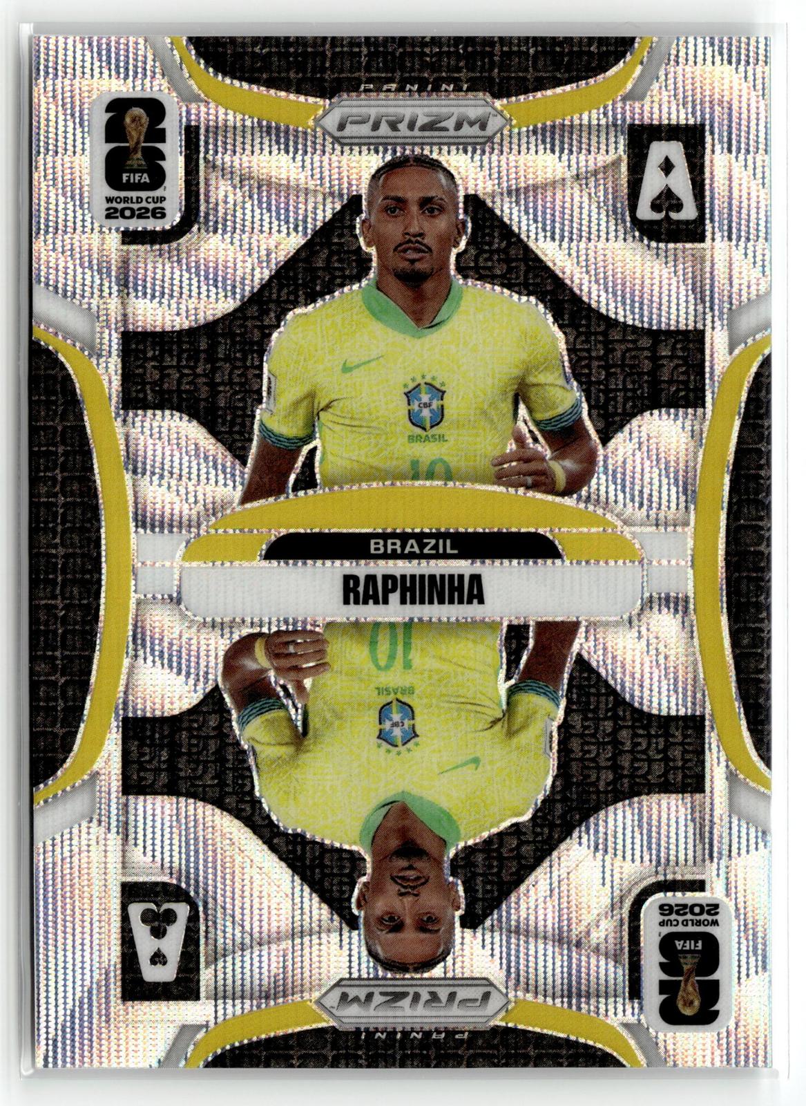 2026 Panini Prizm FIFA World Cup #19 Raphinha Aces Wave Prizm