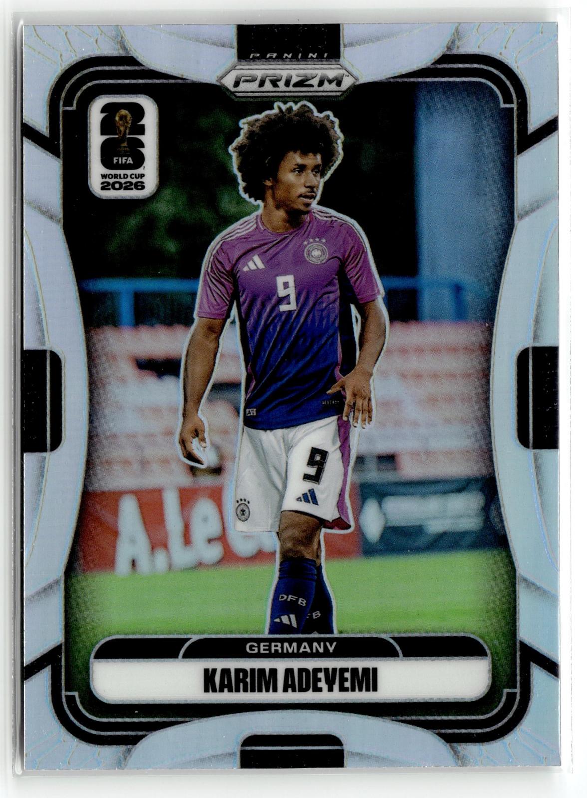 2026 Panini Prizm FIFA World Cup #55 Karim Adeyemi Silver Prizm