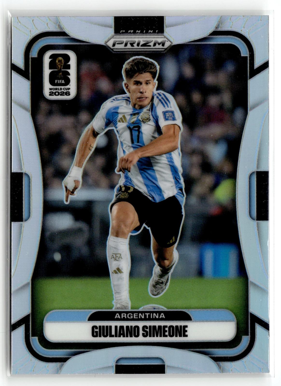 2026 Panini Prizm FIFA World Cup #13 Giuliano Simeone Silver Prizm