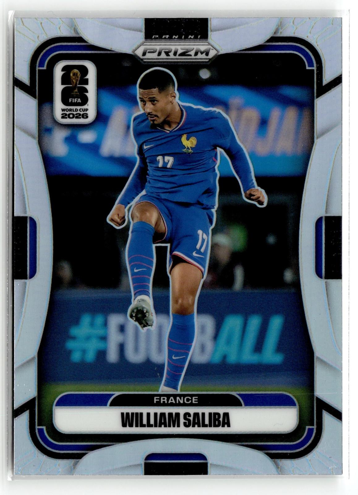 2026 Panini Prizm FIFA World Cup #22 William Saliba Silver Prizm