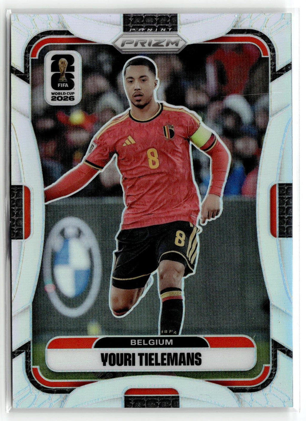 2026 Panini Prizm FIFA World Cup #162 Youri Tielemans Silver Prizm