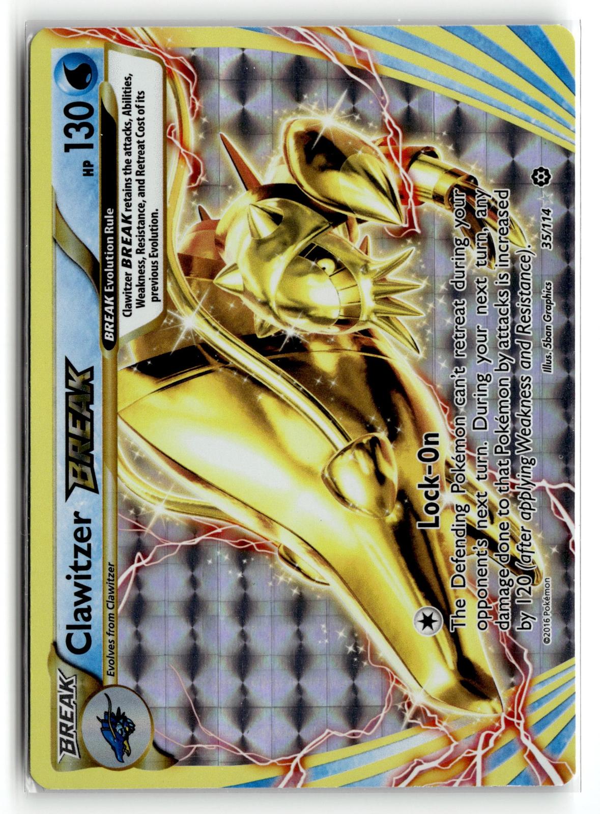 Pokemon tcg XY - Steam Siege #35/114 Clawitzer BREAK